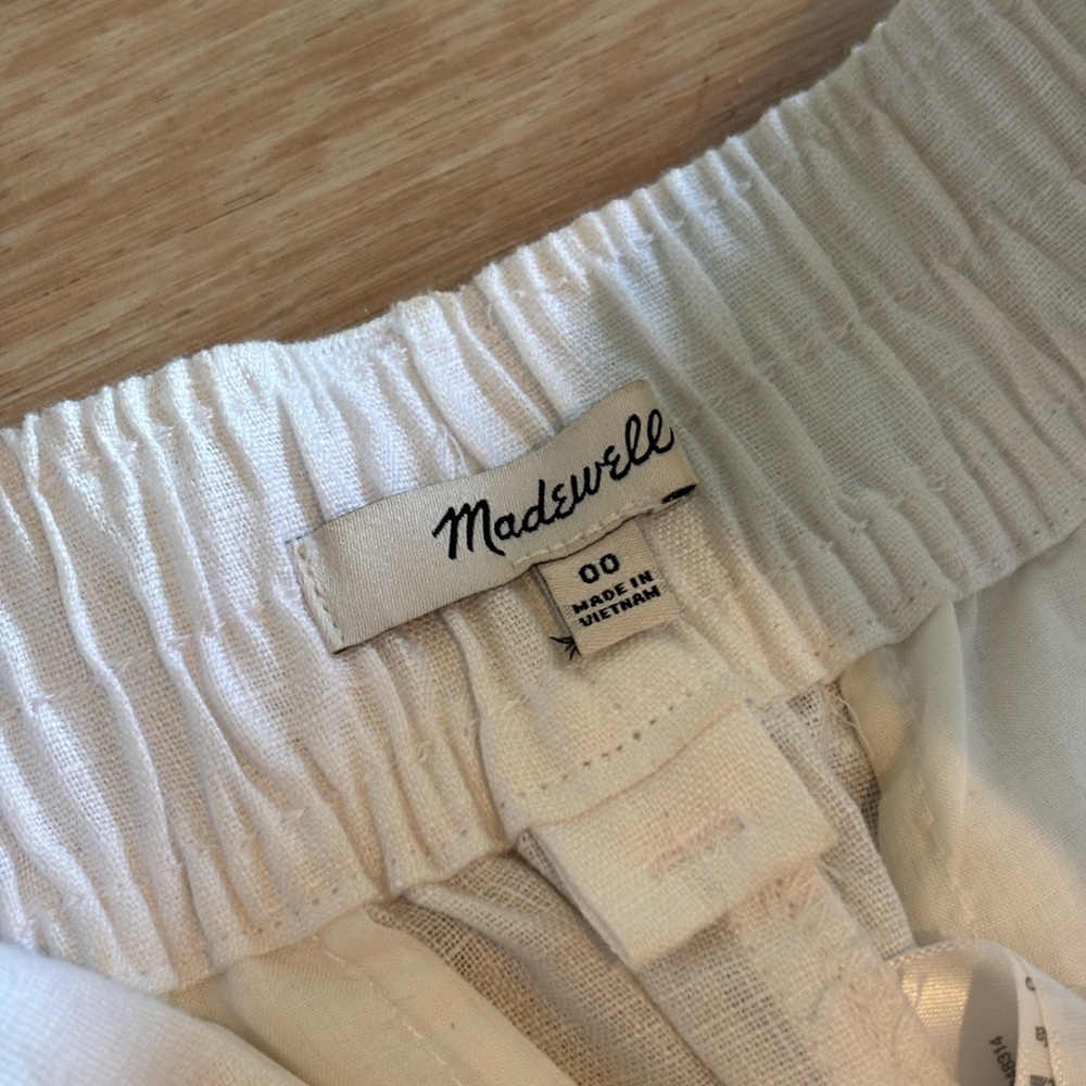 Madewell linen shorts never worn